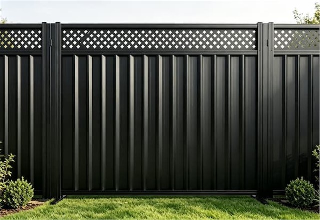 Steel Privacy Panel Fence